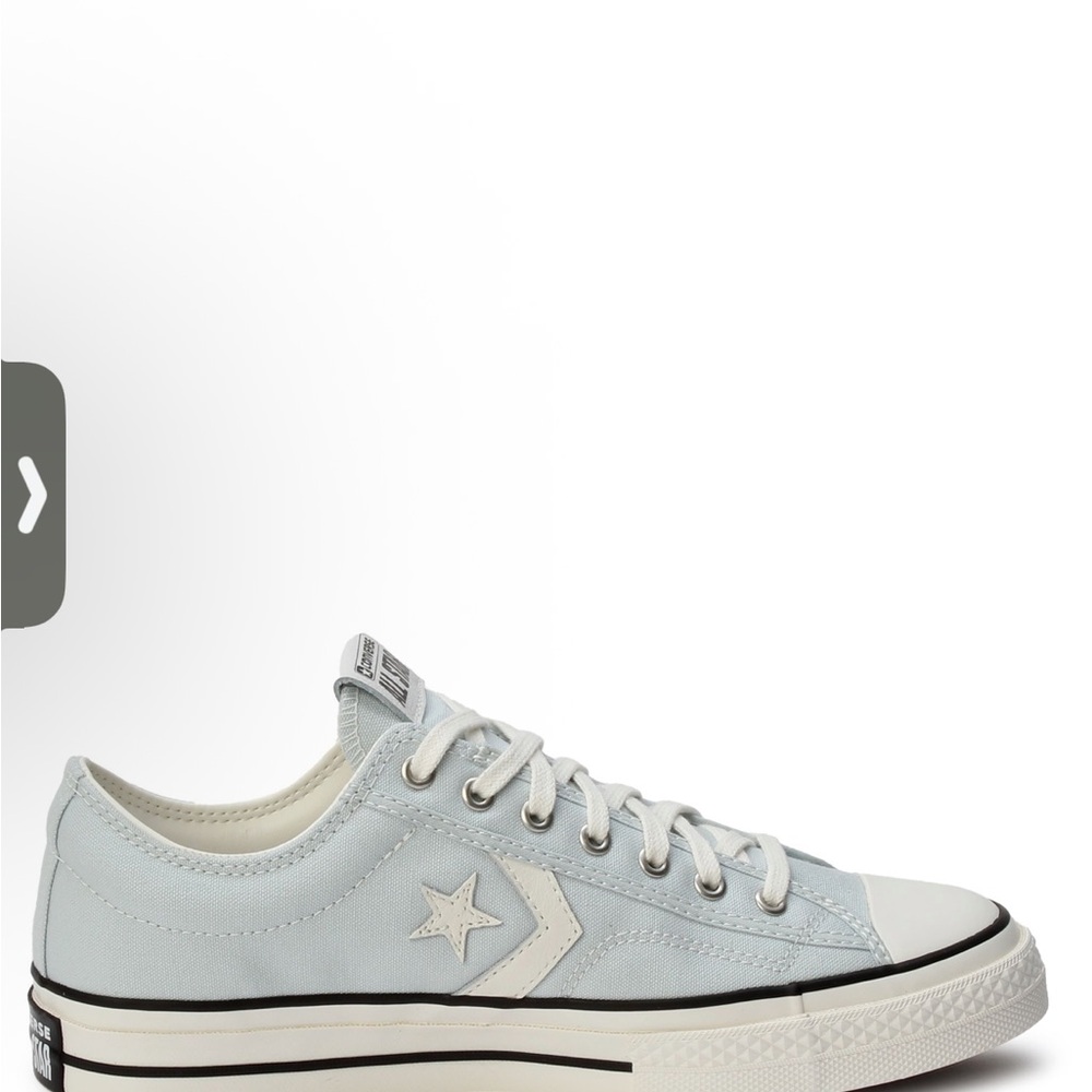 Converse You Dew You Light Blue Canvas Sneakers - Picture 2 of 4
